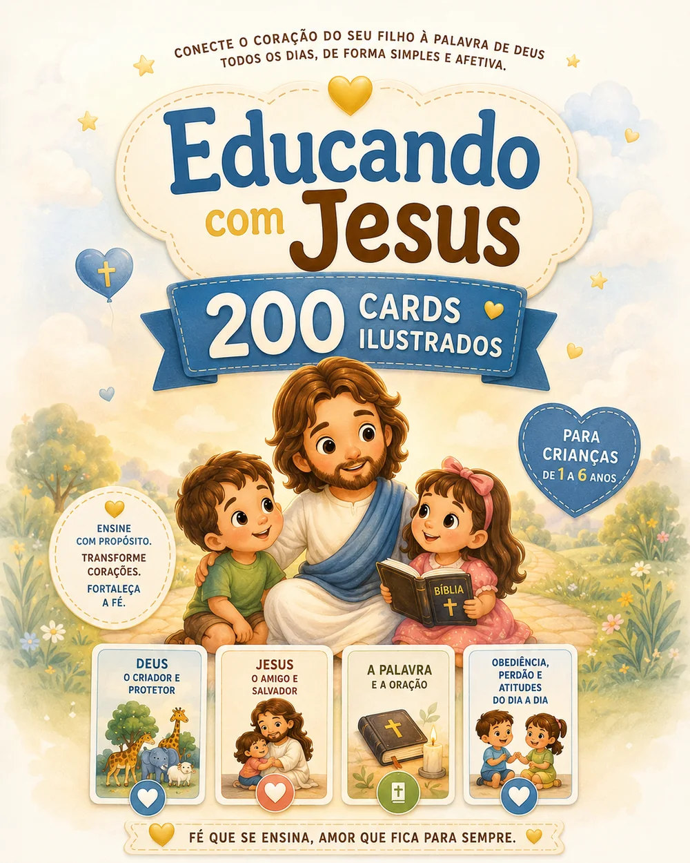 200 Cards Ilustrados (O dobro de conteúdo)